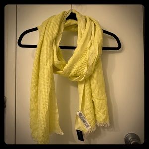 Forever 21 yellow spring scarf